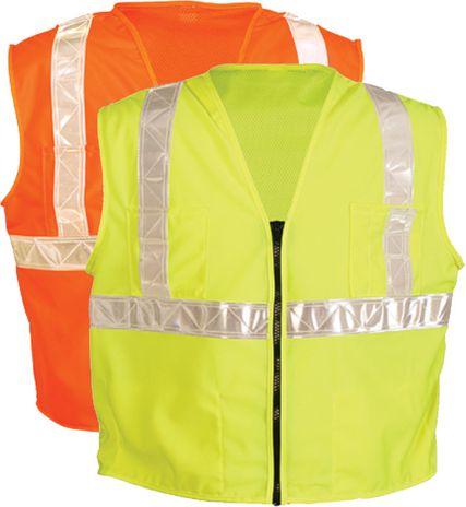 OK-1 Safety Vests SCO, SCL - Class 2 Mesh Back Polyester