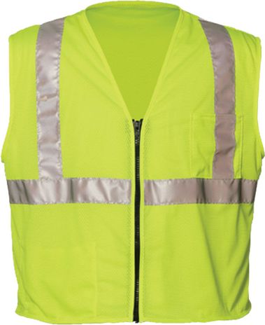 OK-1 Economy Safety Vests S1L - Class 2 Mesh Polyester Yellow