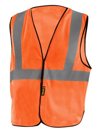 Occunomix LUX-XFR Hi-Viz Flame Resistant NON-ANSI Solid Vest Orange Front