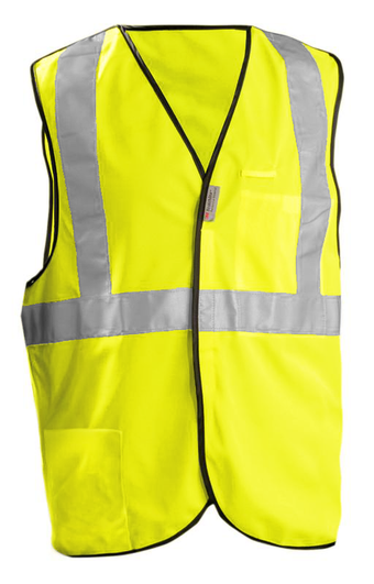 Occunomix OccuLux Break-Away and High Visibility Vest LUX-SSBRP Front Yellow
