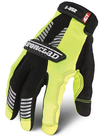 Ironclad I-VIZ™ REFLECTIVE GREEN Glove back