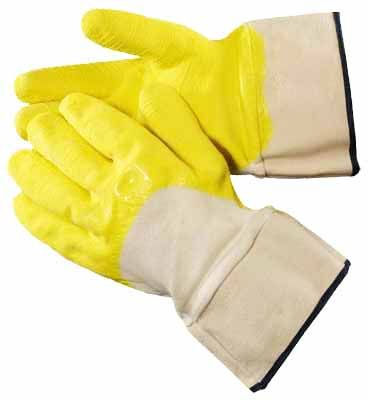 4Works/Liberty Heavy Duty Gloves HC3511/9360SP Nitrile Palm Dipped w/  Safety Cuff