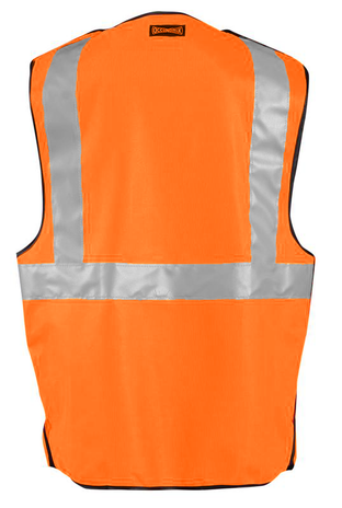 Occunomix OccuLux Break-Away and High Visibility Vest LUX-SSBRP Back Orange