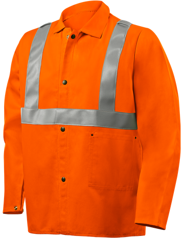 Steiner Weldlite Flame Retardant Jacket Cotton 30" 1040RS Front