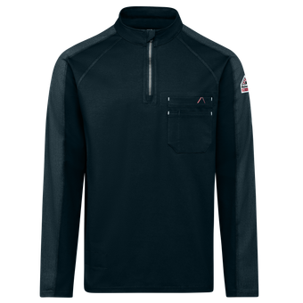 Bulwark-fr-stz2-mens-flex-knit-navy-front