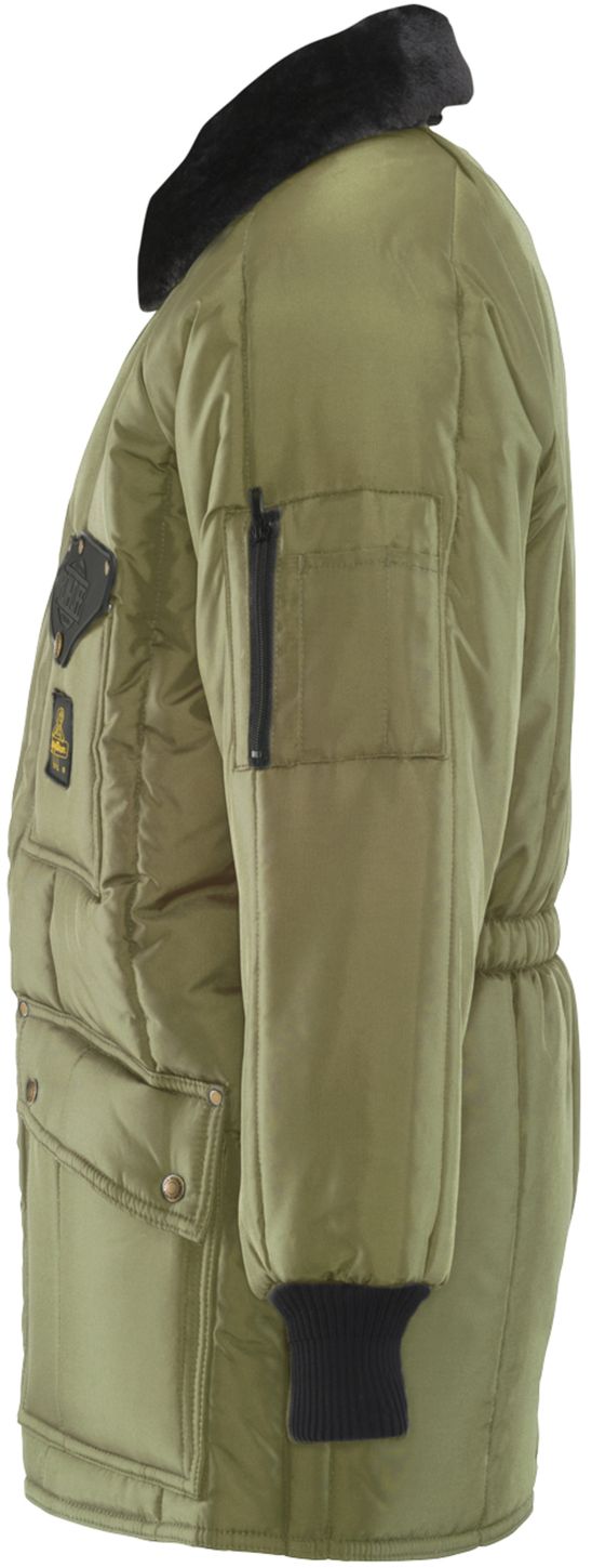RefrigiWear 0358 Iron-Tuff Siberian Winter Work Coat Sage Left