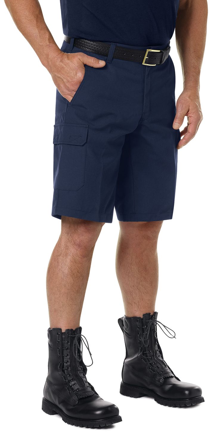 Workrite FR Cargo Shorts FP42, Classic 12-Inch Navy Example Right