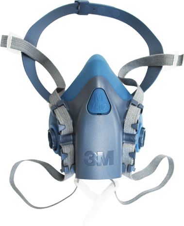 3M 7502 Respirator Mask Detailed View