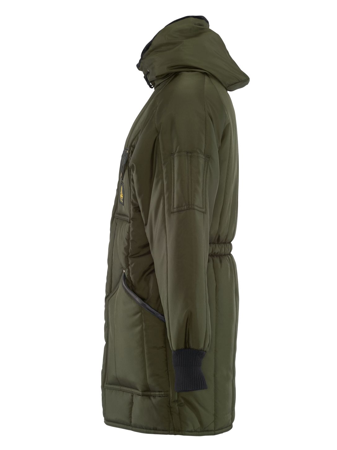 refrigiwear-0360-iron-tuff-winter-work-parka -thigh-length-sage-left-side.jpg