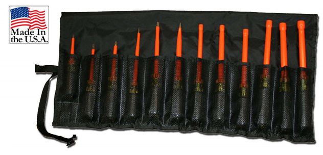 Cementex TR-12NDSD Insulated Nut Driver / Screwdriver Kit, 12PC