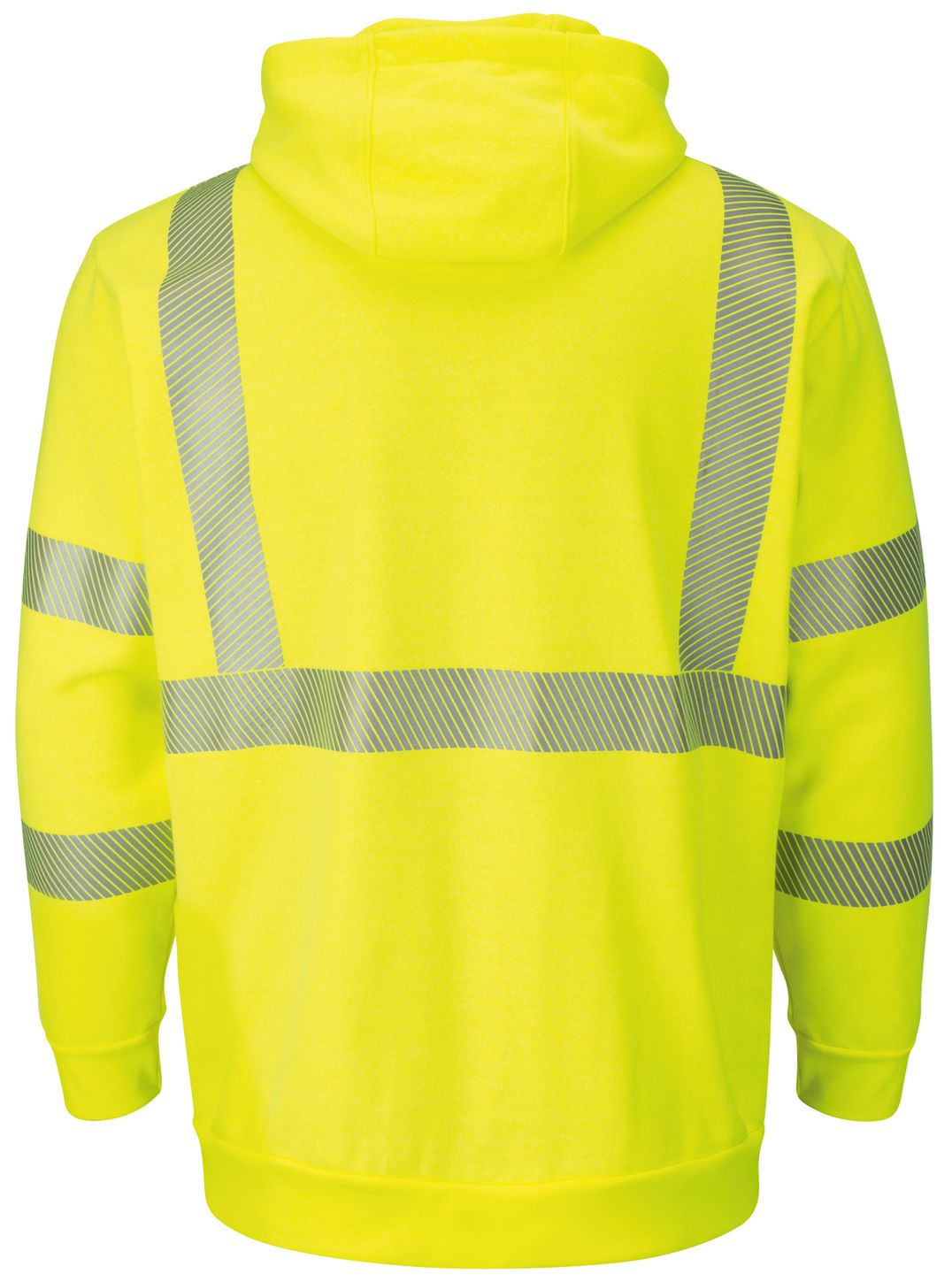 bulwark-fr-hi-visibility-smz4-fleece-zip-front-hooded-sweatshirt-waffle-lining-yellow-green-back.jpg