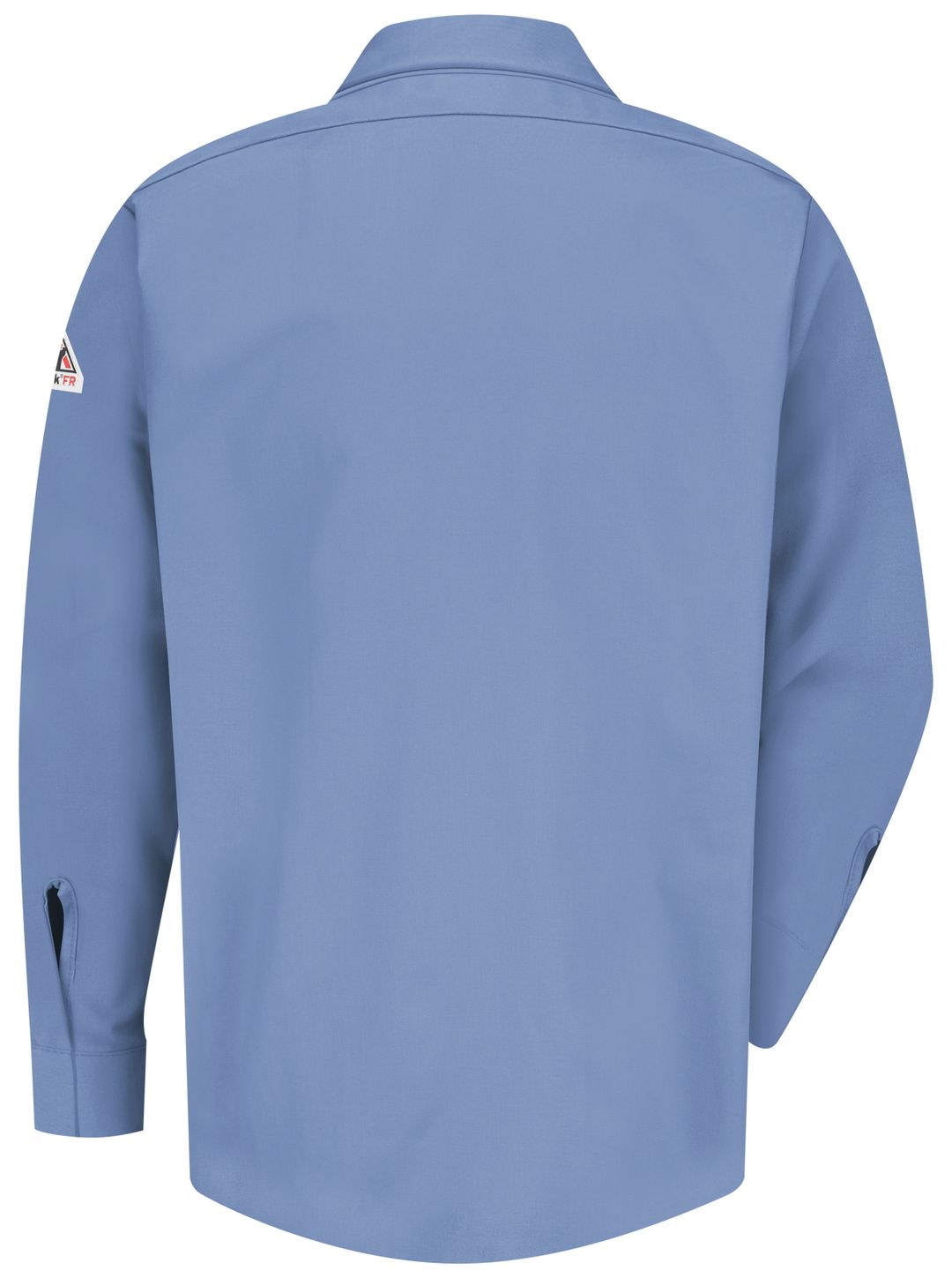 bulwark-fr-shirt-sms2-midweight-pocketless-concealed-gripper-work-light-blue-back.jpg