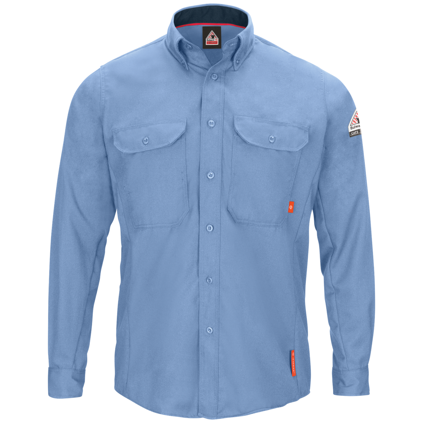 Bulwark-fr-qs52-iq-series-comfort-shirt-light-blue-front