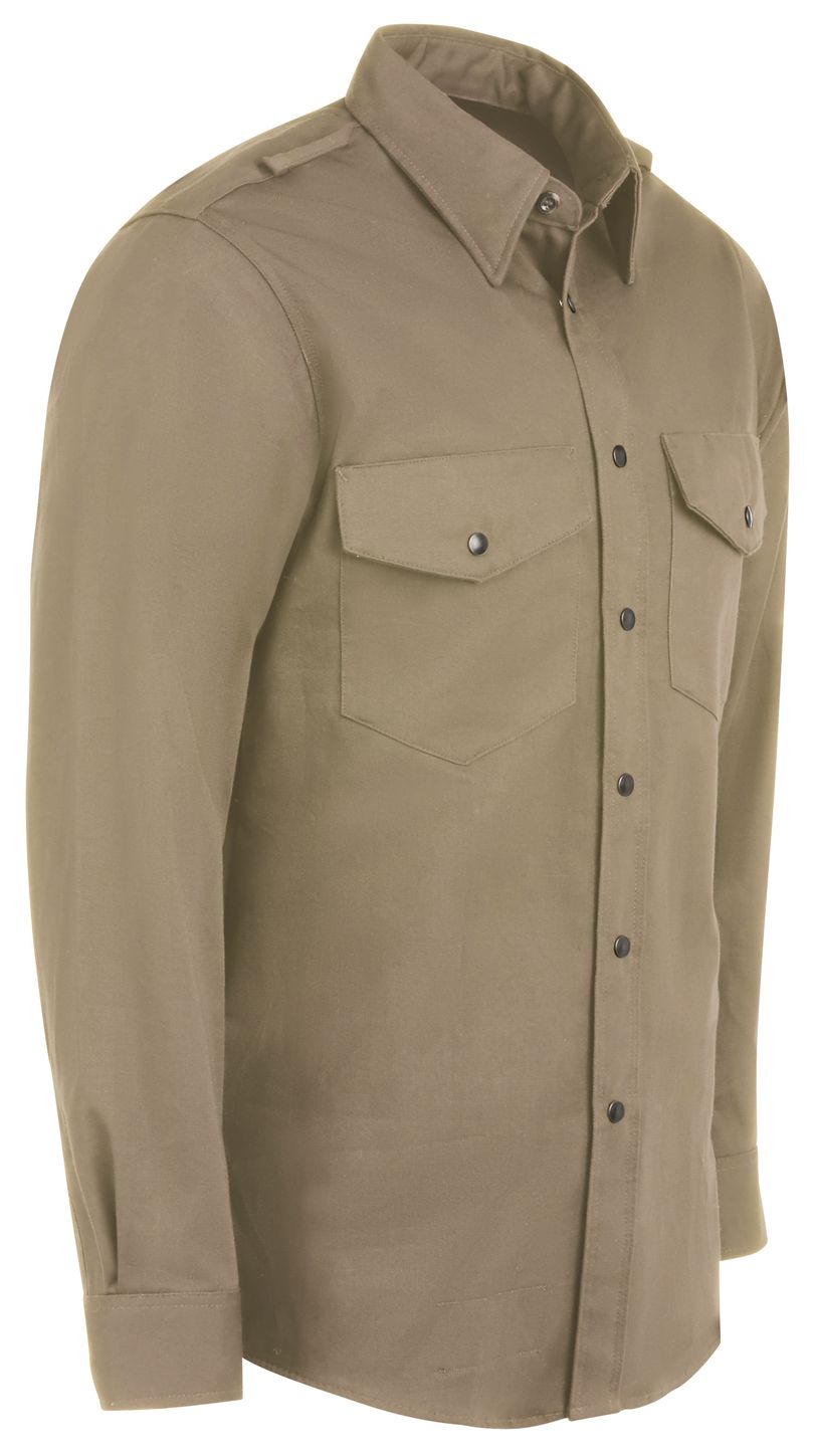 bulwark-fr-shirt-ses2-midweight-excel-snap-front-uniform-tan-right.jpg