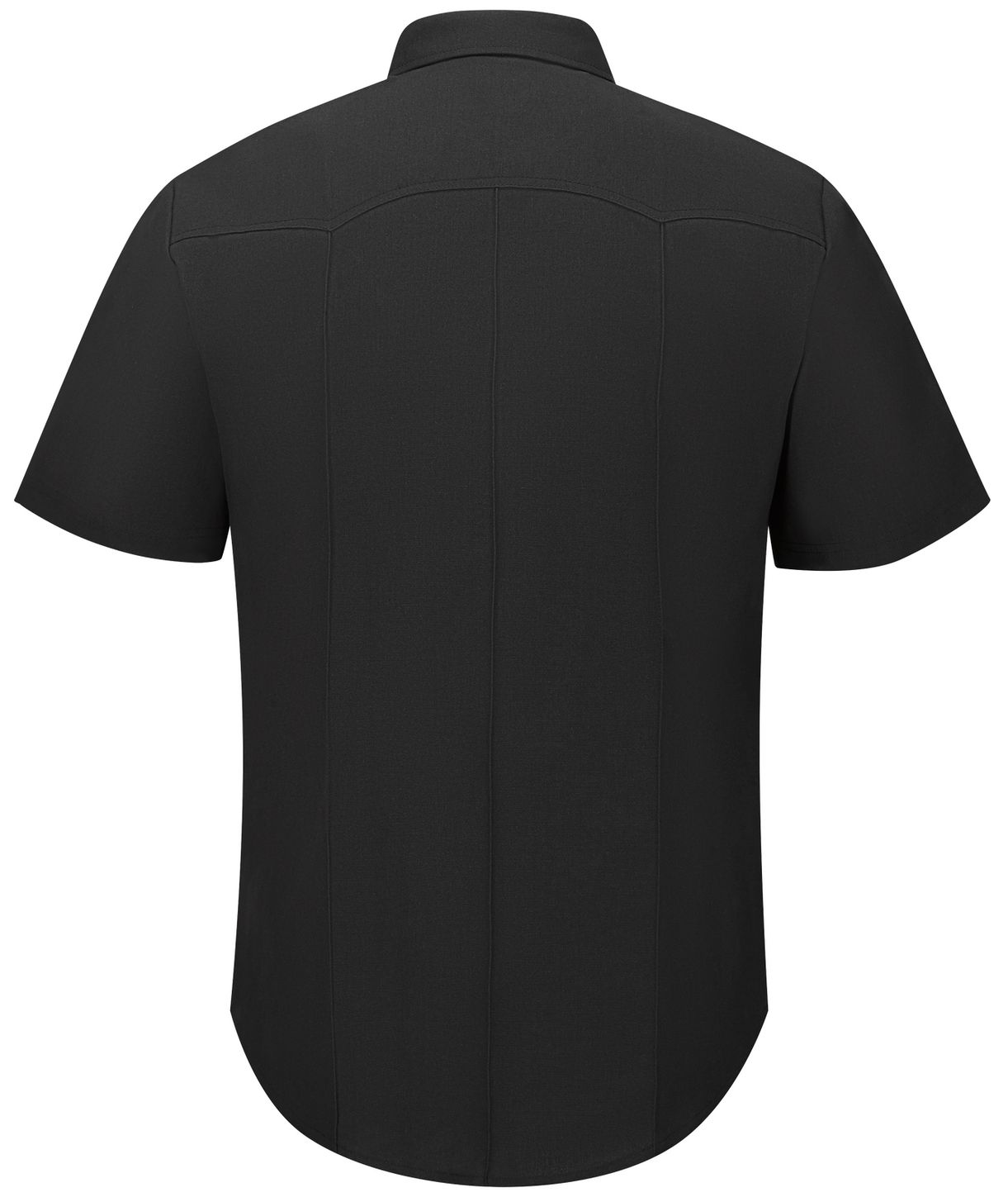 Workrite FR Firefighter Shirt FSF6, Classic Short Sleeve, Western Black Back