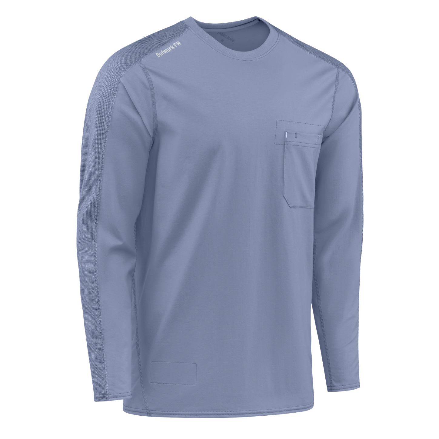 Bulwark-fr-stt2-mens-flex-knit-tee-light-blue-side