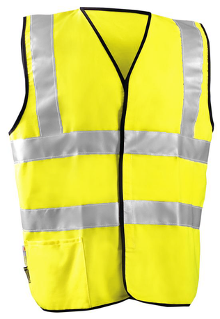 Occunomix High Visibility Class II FR Arc Flash Vest LUX-SSCFGFR Front
