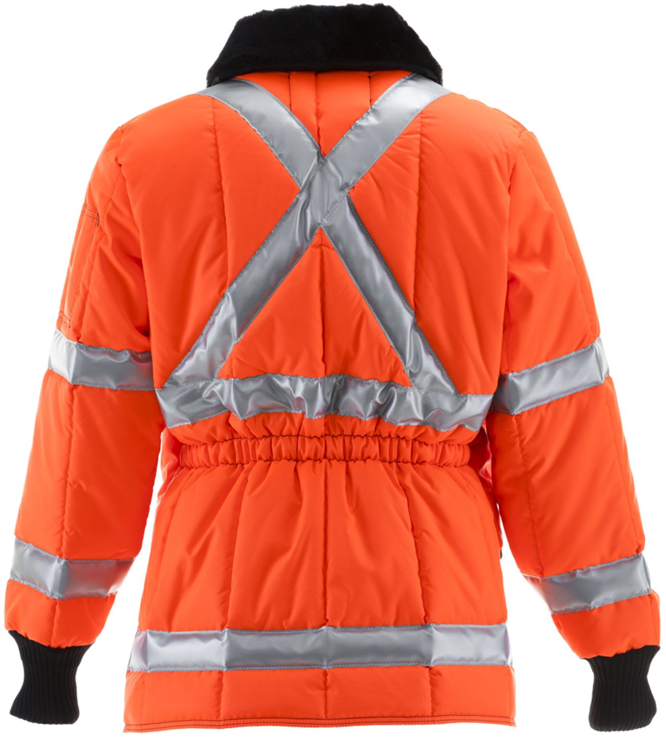 RefrigiWear 0342L2 HiVis Iron-Tuff Jackoat Orange Back