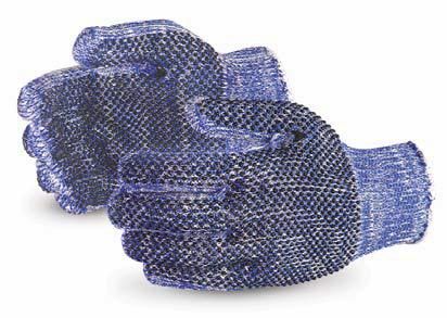 Superior SNW/CP2D PVC Dotted Cut Resistant Gloves, Stainless Steel Reinforced