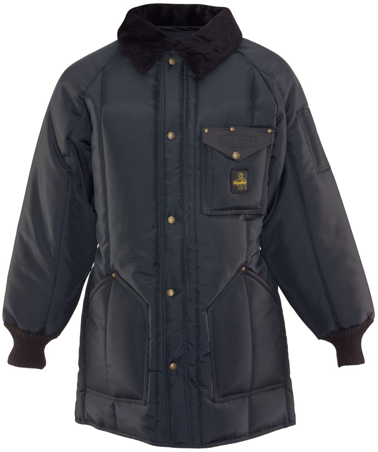 RefrigiWea 0361 Iron-Tuff Winterseal Cold Weather Work Coat Thigh Length Front