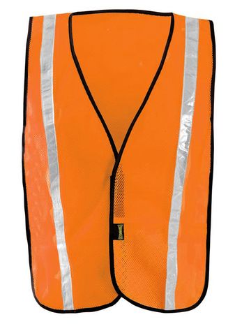 Occunomix LUX-XGTM Hi-Viz Mesh Gloss Vest Orange Front