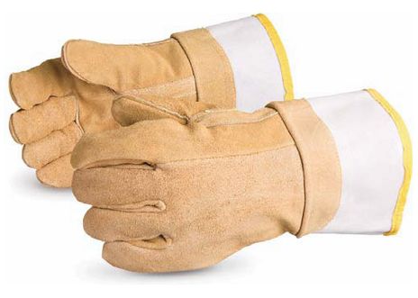 Superior MIG / TIG Welders Gloves Brown Devil High Radiant Heat