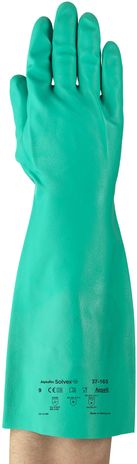 Ansell Sol-Vex Unsupported 22 mil Nitrile Premium Gloves Back