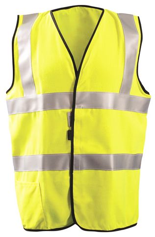 Occunomix OccuLux Vest LUX-SSFG/FR F1506 - Flame Retardant and Hi-Viz Front