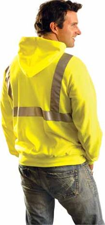 Occunomix LUX-SWTLH Hi Viz Sweatshirt Back