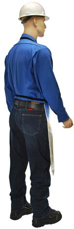 Otterlayer aluminized apron bib 39 inch back full height A31-ACF