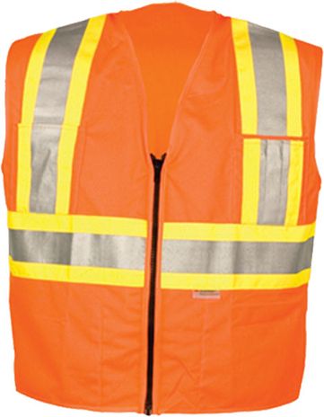 OK-1 Safety Vests 5050503, 5050504 - DISCONTINUED Fluorescent Orange
