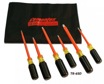 Cementex TR-4MSD Insulated Precision Screwdriver Roll, 4PC