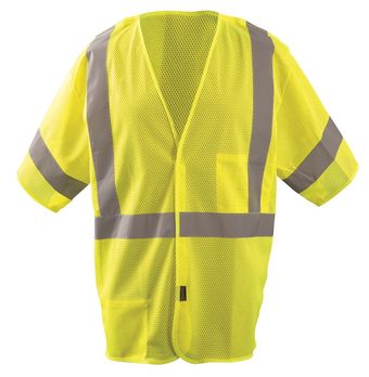 Occunomix Class 3 LUX-HSGCB Mesh 5-Point Break-Away Hi-Viz Vest Vest Front