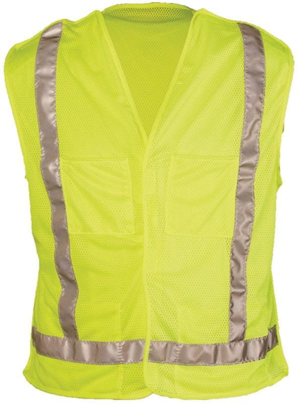 Yellow with Adjustable Hook and Loop Closure High Visibility Safety Vest ANSI Class 2 Breakaway Vest with 5 Pockets Medium/Large 3 Pack Hi Vis Breathable Mesh Heavy Duty Work Wear Unisex