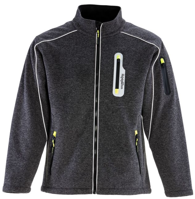 RefrigiWear 0487 Thermal Zipper Work Sweatshirt - with Hood, 2
