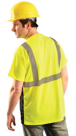 Hi Vis T-Shirt Occunomix LUX-SSETPBK - Back View