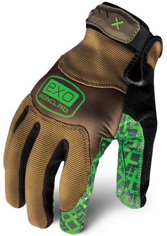 Pack of 1 Pair Lime-Green/Red Superior MXHV Clutch Gear PVC High-Viz Mechanics Oilfield Glove Work Large 