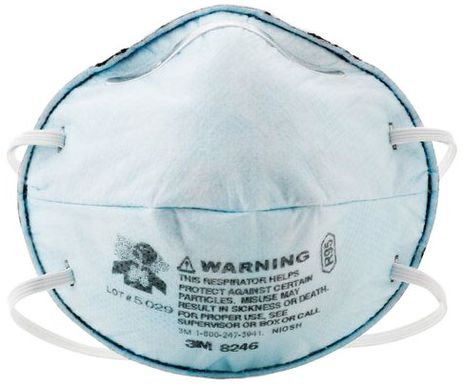 3M Particulate Respirators 8246 - R95 Front