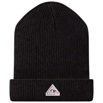 Bulwarkfr-HMC2BK-fr-knit-cold-weather-hat-front