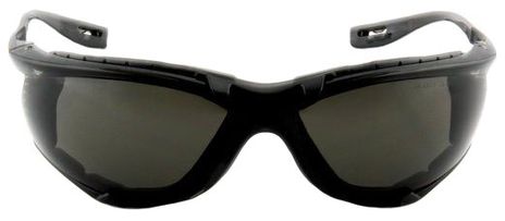 3M Virtua CCS Protective Safety Glasses with Foam Gasket and Anti-Fog Lenses Grey Lens Front