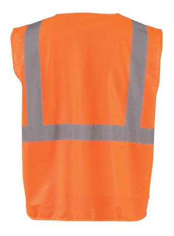 Occunomix Class 2 ECO-IS Solid Standard Vest Back Orange