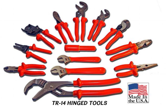 Cementex TR-14 Insulated Hinged Tools Roll, 14PC