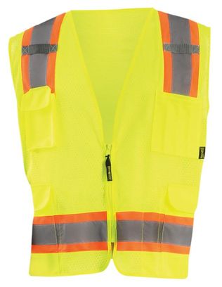 Occunomix ECO-GC2T High Visibility Two Tone Mesh Vest