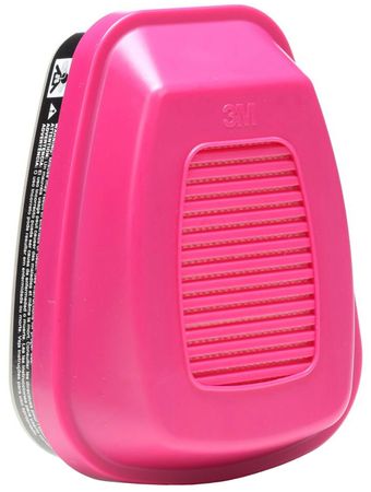 3M 60921 Organic Vapors Cartridges with P100 Filters Front