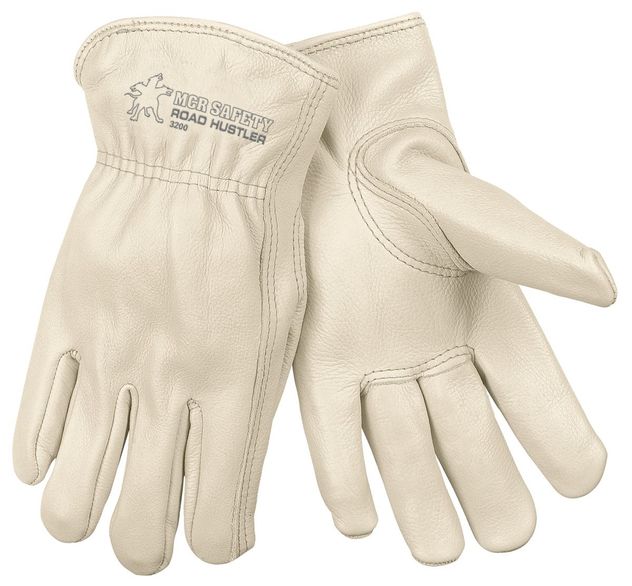 3601K - Goatskin Leather Drivers Work Gloves Kevlar and Synthetic