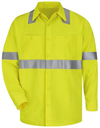 bulwark-fr-hi-visibility-shirt-smw4-midweight-work-yellow-green-front.jpg