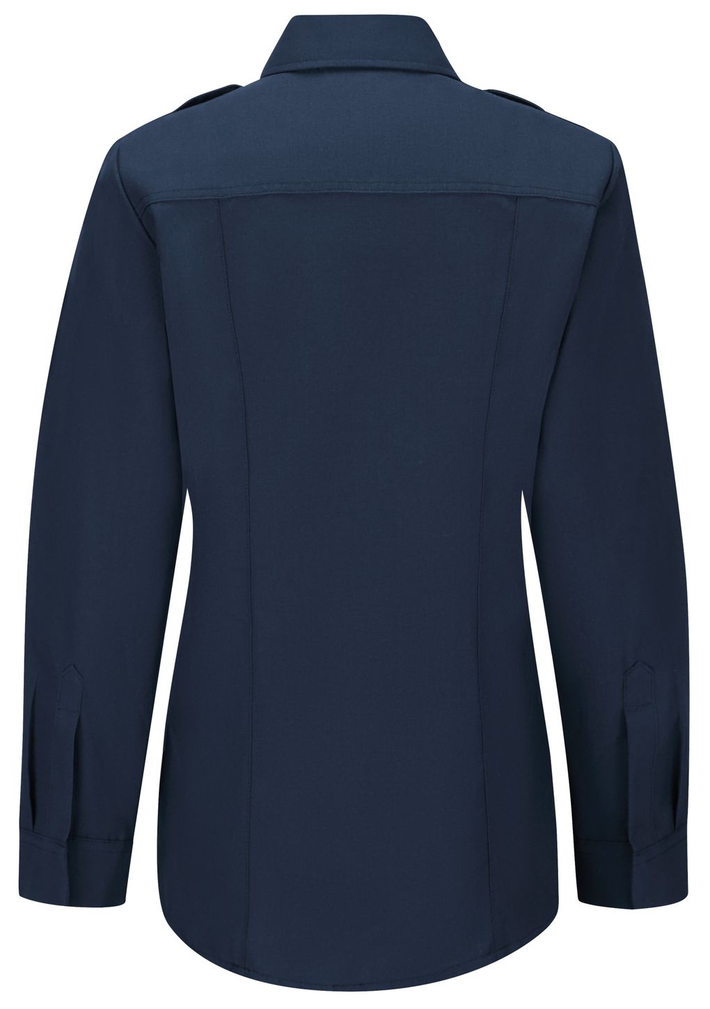 Workrite FR Women's Fire Chief Shirt FSC1, Classic Long Sleeve Navy Back
