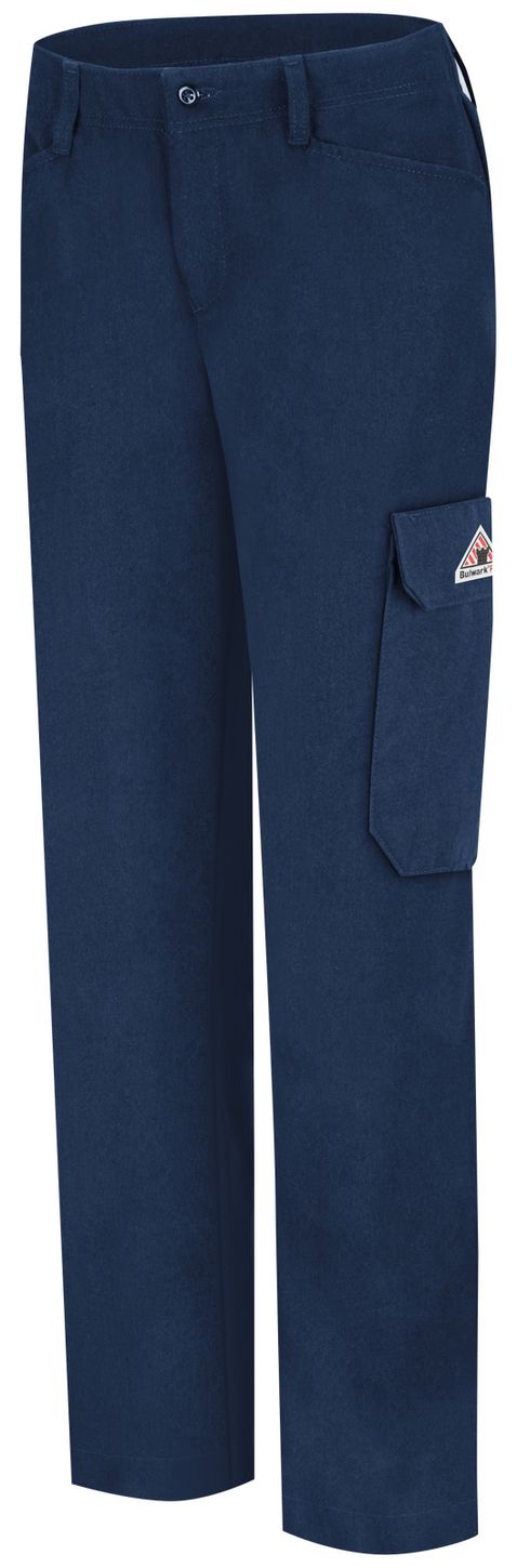Bulwark FR Women's Cargo Pants PMU3, Lightweight — Waist Size: 4