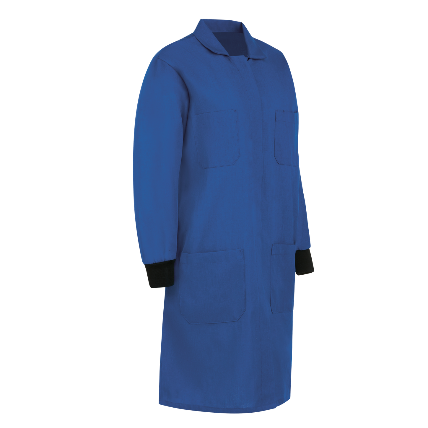 Bulwark-fr-knc3-womens-lab-coat-with-knit-cuffs-side