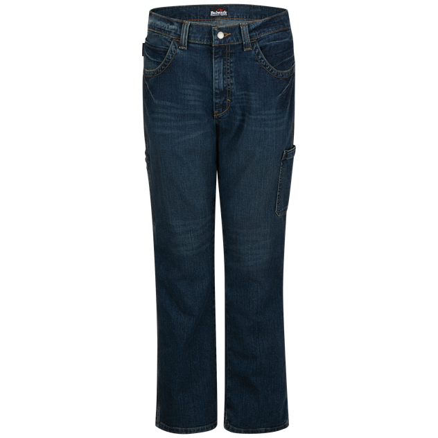 Bulwark FR PSJ6 Relaxed Dungarees Denim Jeans Front